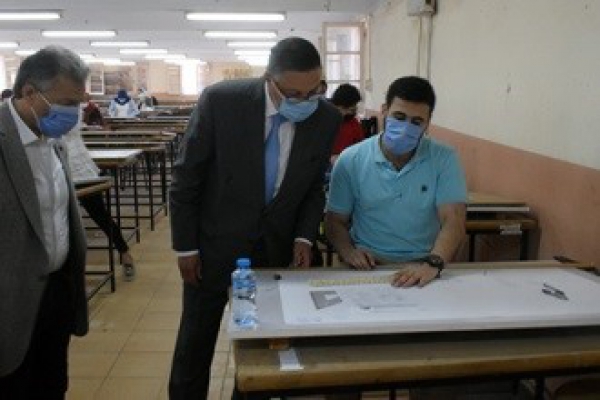 El Saeed inspects the Exams and opens A Science Museum at the Faculty of Engineering, Shubra