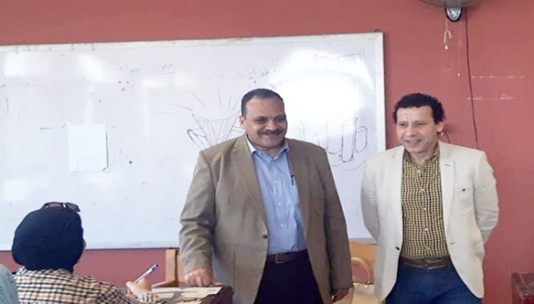 Dr.Tamer Samir inspects the Aptitude Tests at Benha University Faculties&#039;