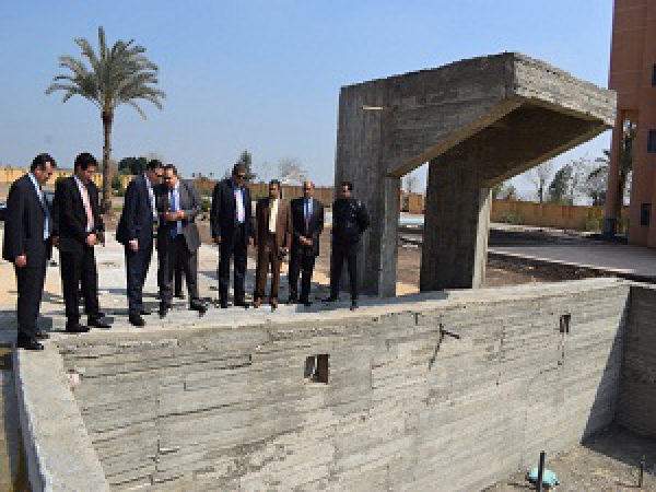 Benha university president stresses to quickly make use of the new buildings to serve the students