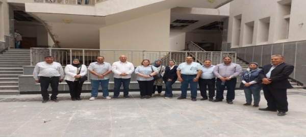 Benha University President inspects the New Buildings of the University at El Obour Campus