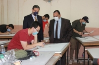 Prof. Tamer Samir inspects the Second Semester Exams at Several Faculties