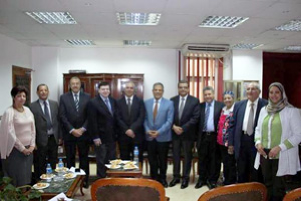 The Faculty Dean Receives Reviewers of the National Authority for Quality Assurance and Accreditation of Education